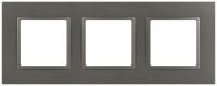 Рамка для розеток и выключателей ЭРА Elegance 14-5013-16 Classic на 3 поста титан Эра Б0065827