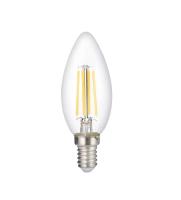 Лампа светодиодная филаментная PLED OMNI 8Вт C35 4000К нейтр. бел. E14 230В/50Гц CL JazzWay 5020757