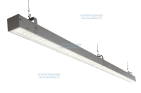 Светильник Слимлайт Линейный  40W-5000Lm 6000-6500К Микропризма IP40 с БАП (vsesv) на 3 часа (Класс 1)