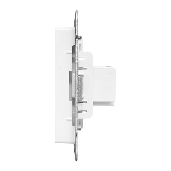 Розетка СП Эпика HDMI + RJ45 кат.5 механизм бел. EKF UP1-SOW-HDMI+RJ45