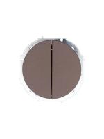 Выключатель 2-кл. СП OSEN 10А IP20 механизм шоколад LEZARD 743-7388-101