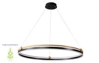Подвесной светильник Crystal Lux FERNANDO SP88W LED D1000 BLACK/GOLD