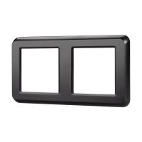 Рамка пластиковая FRM-VERSA-PL-2-BK Arlight 043778