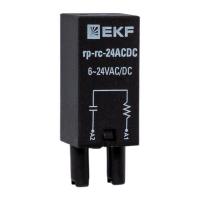 Модуль защитный RC 6-24В AC/DC для промежуточных реле RP AVERES EKF rp-rc-24ACDC