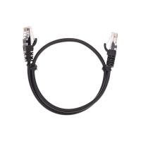 Патч-корд U/UTP CAT 5e RJ45-RJ45 26AWG LSZH черн. 0.5м Rexant 02-0102-05