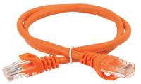 Патч-корд кат.5E UTP PVC 15м оранж. ITK PC07-C5EU-15M