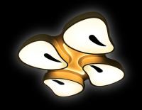 Накладной светильник Ambrella Light FG2084 WH 128W+24W D770*770