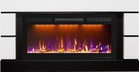 Royal Flame Каминокомплект Modern - Белый с черным (Глубина 300 мм) с очагом Crystal 36 RF