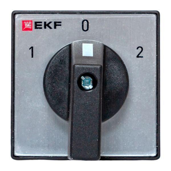 Переключатель кулачковый ПК-1-22 2п 10А "1-0-2" IP65 EKF pk-1-22-10-65