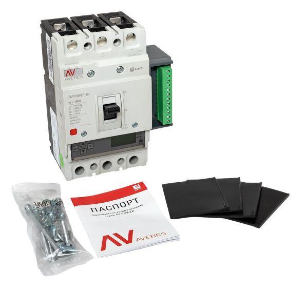 Выключатель автоматический 160А 100кА AV POWER-1/3 ETU6.2 AVERES EKF mccb-13-160H-6.2-av