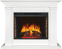Royal Flame Каминокомплект Lyon - Белый с очагом Vision 28 EF LED FX