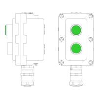 Пост управления взрывонепроницаемый из алюминия LCSD-02-B-MB-L1G(220)x1-P1G(11)x1-PBMB-ANP15BMB DKC LCSD21000089