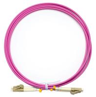 Шнур оптический FOP-50-OM4-LC-LC-2m duplex LC-LC50/125mm OM4 2м LSZH Cabeus 9102c