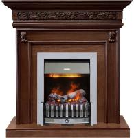 Dimplex Каминокомплект Valletta - Темный дуб с очагом Danville Chrome FB2