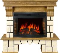 Royal Flame Каминокомплект Porto (Разборный) - Натуральный дуб с очагом Dioramic 25 LED FX