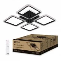 Светильник светодиодный ELEGANT ARIS-B 60Вт 3000-6500К 4700лм 230В 450х450х75мм с пультом ДУ черн. IN HOME 4690612043357