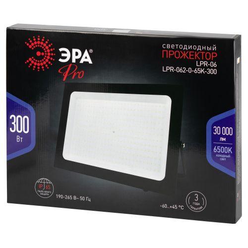 Прожектор светодиодный PRO LPR-062-0-65K-300 300Вт IP65 6500К призма Эра Б0065943