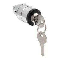 Механизм переключателя исполнительный ХB4 на 3 положения с замком с извлечением ключа во всех положениях IP65 EKF XB4BG3F-3P-65