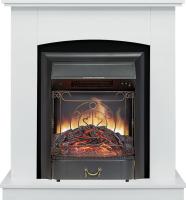 Royal Flame Каминокомплект Barcelona SFT (Разборный) - Белый с очагом Majestic FX Black