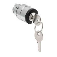 Механизм переключателя исполнительный ХB4 на 2 положения с замком с извлечением ключа во всех положениях IP65 EKF XB4BG2F-2P-65