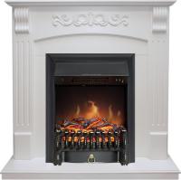 Royal Flame Каминокомплект Sorrento угловой - Белый дуб с очагом Fobos FX Black