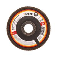 Круг лепестковый торцевой, P120, 115х22,2мм KRANZ