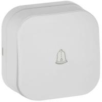 Выключатель 1-кл. ОП GLORY ВСс20-1-0-ХБм 10А самовозврат. бел. матов. IEK EVH14-K01M-10