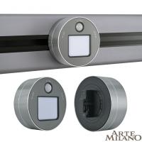 Трековая система розеток Arte Milano 380011TLS/LWS Grey