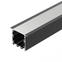 Профиль LINIA49-F-S-2000 BLACK L2000 алюм. Arlight 041873