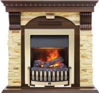 Dimplex Каминокомплект Dublin - Темный дуб / Сланец с очагом Danville Brass FB2