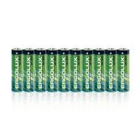 Элемент питания солевой R 6 SR10 пальчиковая батарейка AA 1.5В (уп.10шт) Ergolux 15120