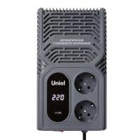 Стабилизатор напряжения U-SDE 500W 1ф 0.5кВА настольн. Uniel UL-00012766