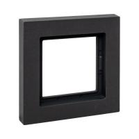 Рамка 1-м Эпика IP44 пластик черн. EKF UP1-FPB-01-44