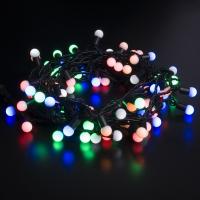 Светодиодная нить Eurosvet 400-103 мульти с эффектом мерцания 10м IP65