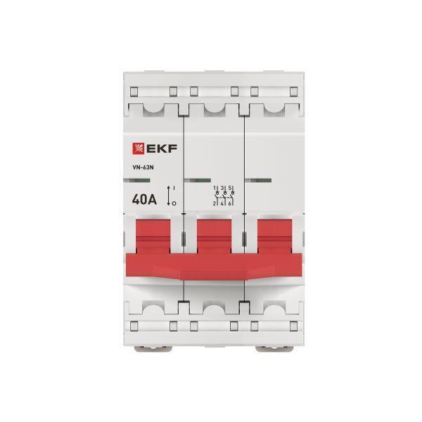 Выключатель нагрузки 3п 40А ВН-63N PROxima EKF S63340