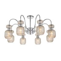 Люстра на штанге Escada 1141/8PL Chrome/Beige