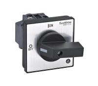 Выключатель-разъединитель 3п 20А IP20 с черн. рукоят. на дверцу 4 винтами SE MSD20320B