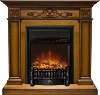 Royal Flame Каминокомплект Verona - Дуб антик с очагом Fobos FX M Black RC