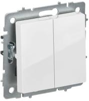 Выключатель перекрестный 2-кл. СП BRITE ВС10-2-3-БрБ 10А механизм бел. IEK BR-V23-0-10-K01