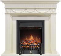 Royal Flame Каминокомплект Corfu - Слоновая кость с очагом Fobos FX Black