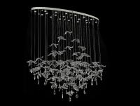 Каскадная люстра Newport 8220/140 С oval chrome