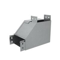 Угол для лотка вертикальный внутренний правый с разворотом трассы на 90град. 150х100 сталь 1мм "ПЛЮС" NLPDplus90-100-150-R КМ PL3834