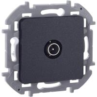 Розетка телевизионная оконечная TV Inspiria 10дБ 5-862мГц механизм антрацит IEK 673873