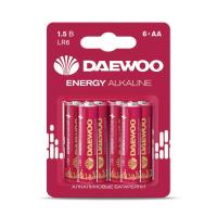 Элемент питания алкалиновый AA/LR6 1.5В Energy Alkaline BL- 6 (блист. 6шт) DAEWOO 5057067