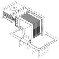 Секция фланцевая лев. Тип1 5000А Al 3L+N+PER НК IP55 тран. IEK LB-5000A4-25-F-FL1