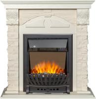 Royal Flame Каминокомплект Dublin (Разборный) - Слоновая кость с очагом Aspen Black