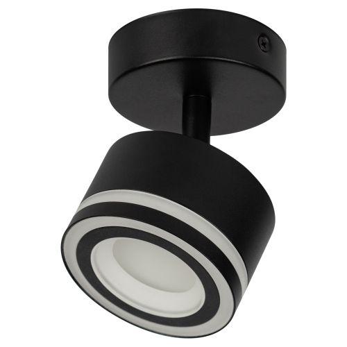 Светильник OL52 BK GX53 IP20 настенно-потолочный спот черн. Эра Б0059807