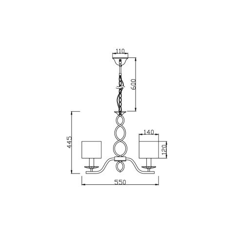 Подвесная люстра Vele Luce VL1613L05