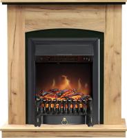 Royal Flame Каминокомплект Barcelona (разборный) - Дуб золотой с очагом Fobos FX Black