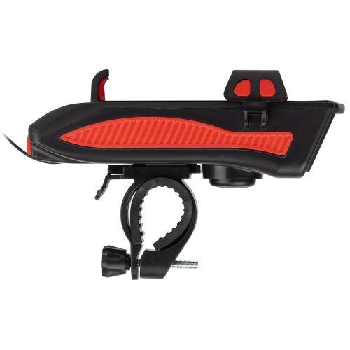 Фонарь светодиодный аккумуляторный VA-802 5Вт велосипедный powerbank сигнал держатель для телефона 3 режима Li 2400мАч IP20 Эра Б0058230